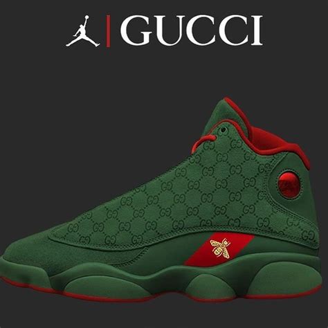 gucci supreme jordans